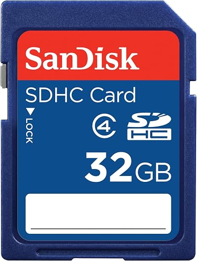 SanDisk 32GB SDHC Memory Card Class 4 - Secure Digital High Capacity
