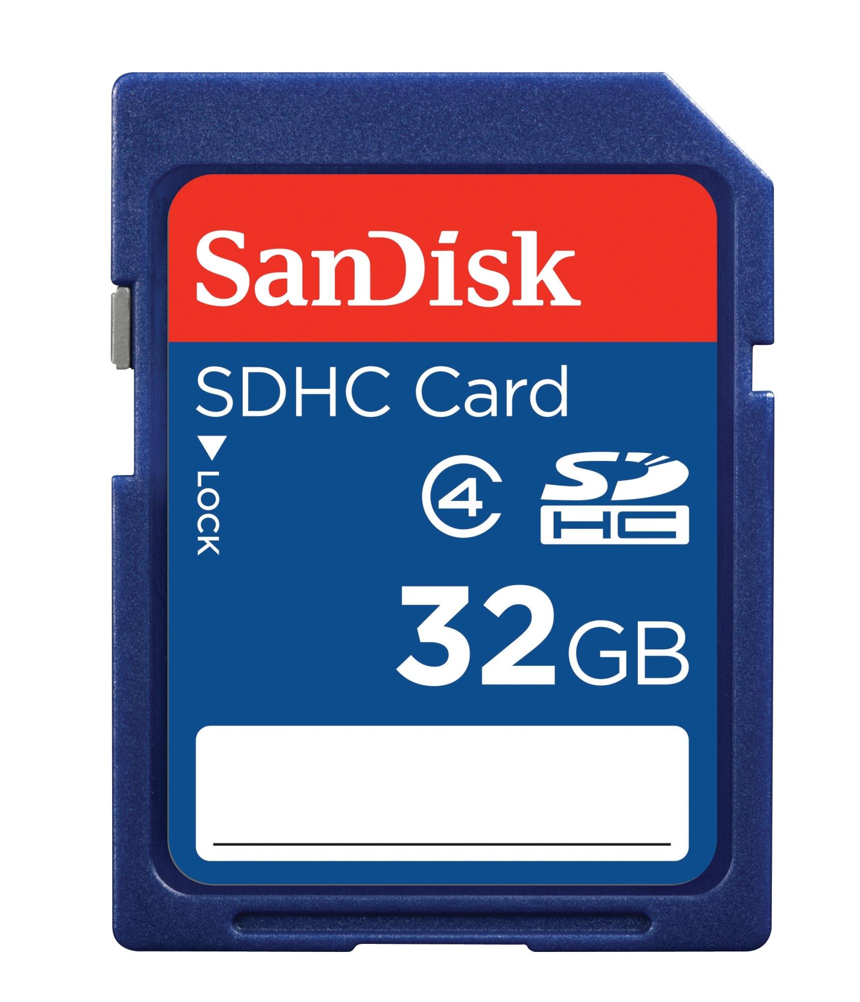 SanDisk 32GB SDHC Class 4 Memory Card