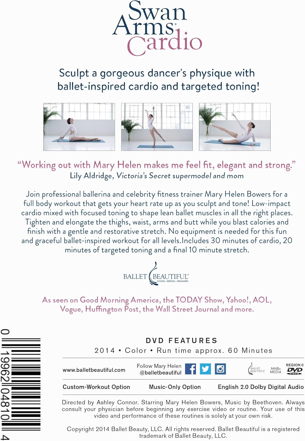Amazoncom Ballet Beautiful Ballet Workout Dvd Total Body
