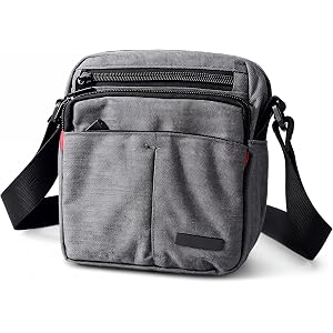 Men's Messenger Bag, Crossbody Sling Pack for Work & Travel, Casual Shoulder Bag for Business, Durable Men Purse
