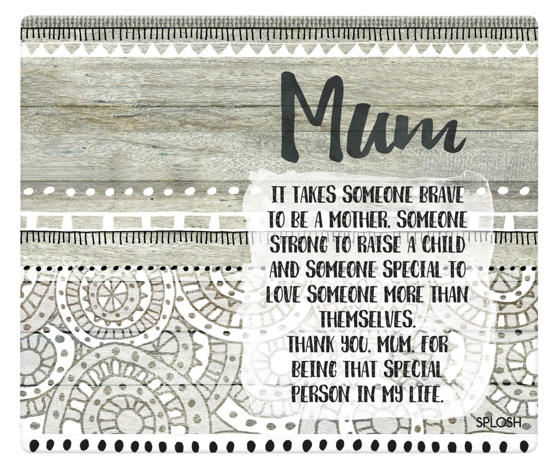 Splosh Tribal Verse Mum - Sentimental Gifts for Mother's - Keepsake
