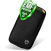SYB Shield Your Body Anti Radiation Cell Phone Pouch, Cell Phone Sleeves for Blocking EMF, Radiation Blocker for Cell Phone, Black, for Phones Up to 2.75-inches Wide (3.75 x 6.75 in. Pouch Size)