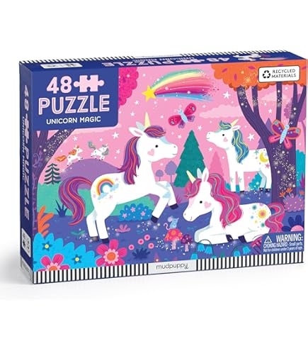 Amazon.com: Melissa & Doug Glow-in-The-Dark Unicorn Jumbo Floor