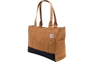Carhartt Unisex Horizontal Zip Tote, Durable Water-resistant Tote Bag With Zipper ClosureTote Bag