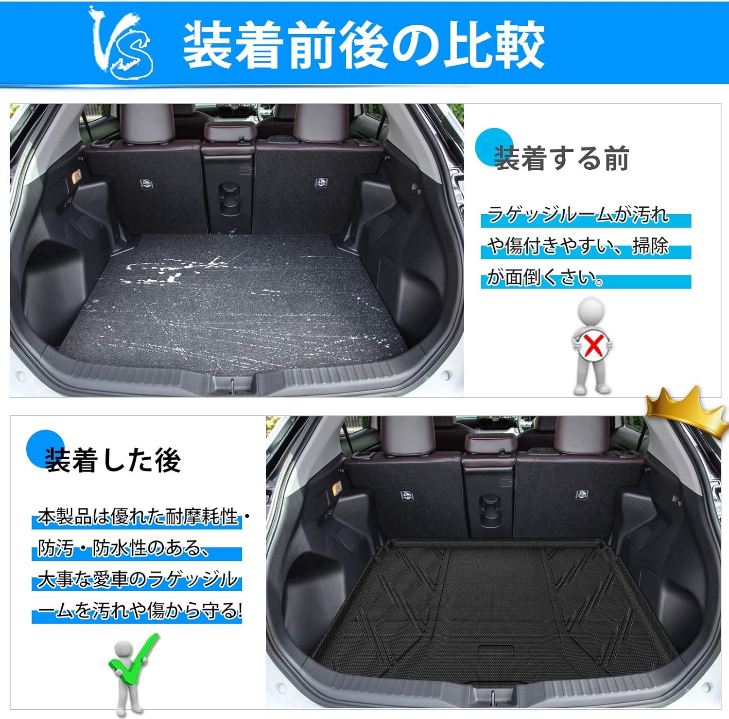 Amazon Co Jp Mixsuper トヨタ ヤリスクロス ラゲッジマット トランクマット 最新型 Yaris Cross 年8月 立体 カーゴマット 3d ラゲージトレイ Tpo材質 純正交換 車種専用設計 防水性 耐摩擦 耐汚れ ブラック 内装パーツ 装着簡単 1pセット トヨタ ヤリスクロス