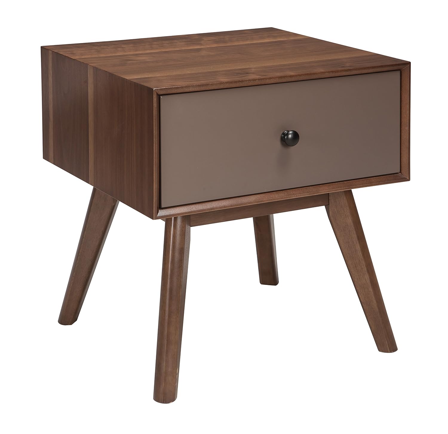 Best End Table Two Tone Drawer Rectangle