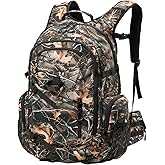UNIHIMAL Hunting Backpack for Men, Waterproof Camo Backpacks for Hunt with Rain Cover, Durable Large Capacity Day Pack Hunting Gear Accessories for Men