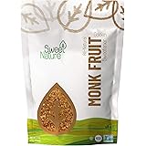 Sweet Nature Monk Fruit Sweetener Non GMO Gluten Free Sugar Substitute Kosher 48 ounces (3 LB)