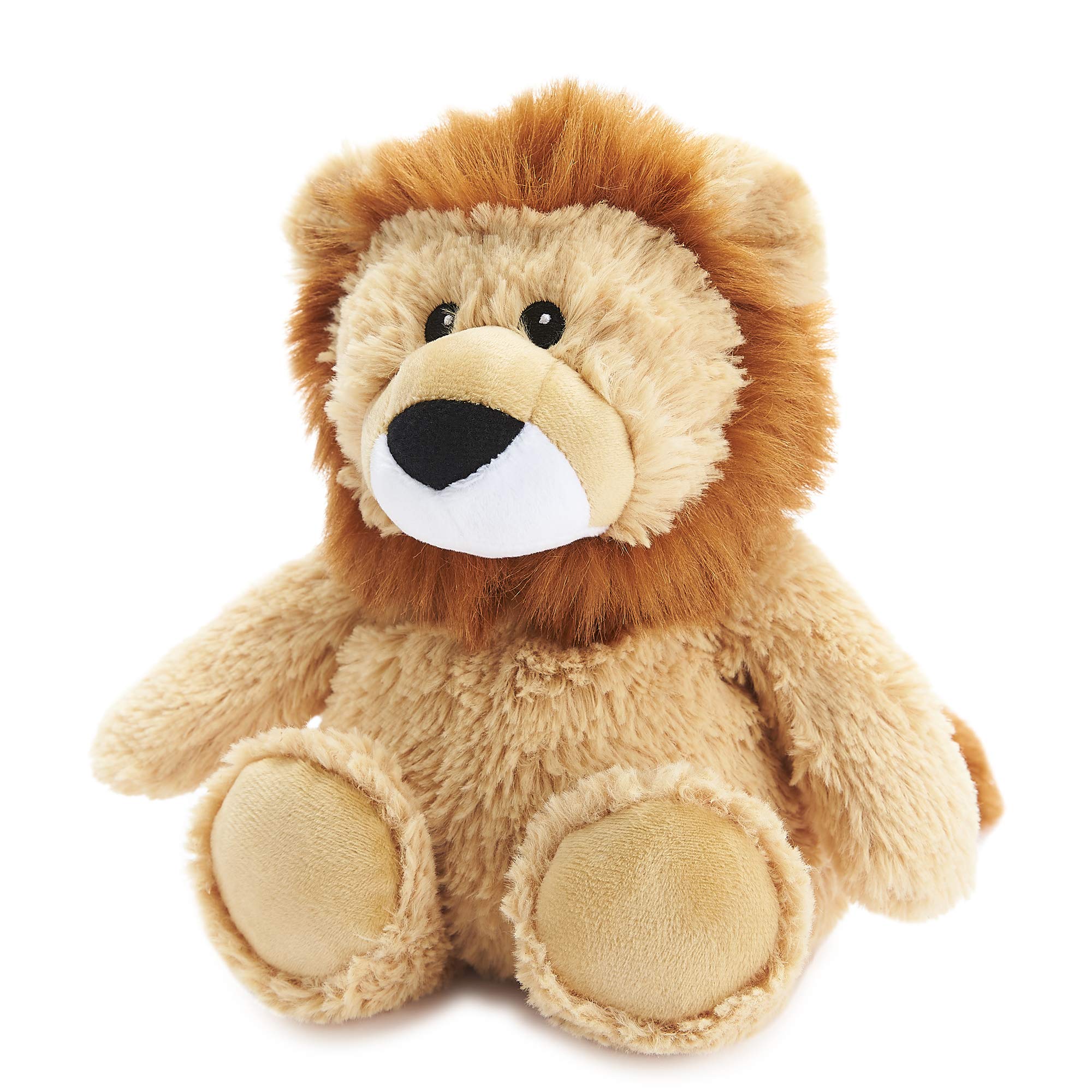 Warmies 13'' Fully Heatable Cuddly Toy Scented with French Lavender - Lion, Brown