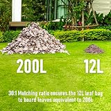 Swift 40V 3-in-1 Cordless Leaf Blower Vacuum Mulcher 30:1 Ratio view 6