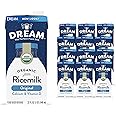 Rice Dream Organic Rice Milk Drink, Enriched Original, Calcium & Vitamin D, Vegan Dairy Alternative, Lactose Free, Shelf Stable, 32oz (Pack of 12)