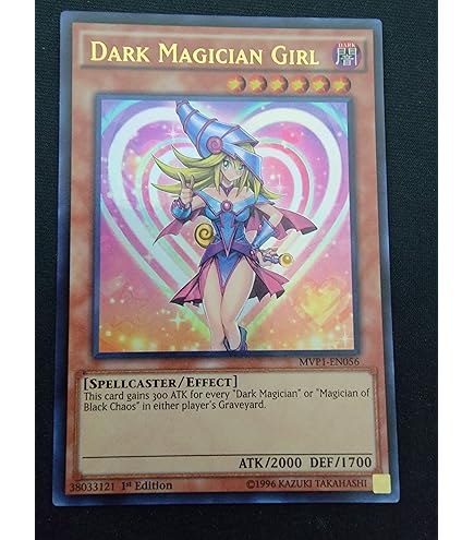 Amazon.com: YU-GI-OH! - Dark Magician Girl (MVP1-ENG56) - The Dark