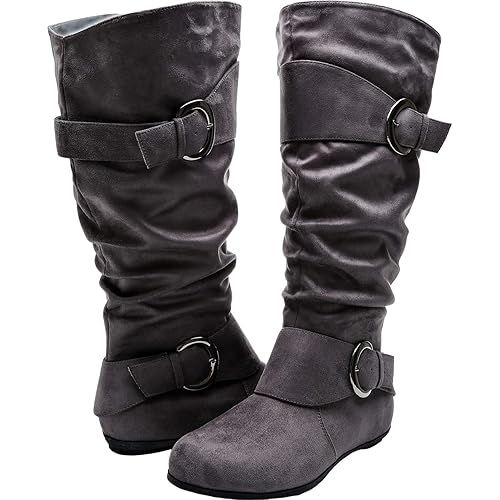 Mid calf wide width boots Clearance