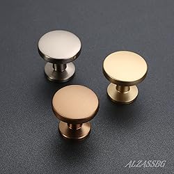 Alzassbg 15 Pack Matt Gold Cabinet Knobs, 1.1