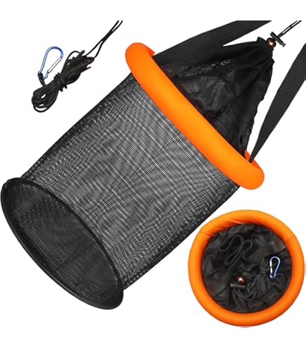 Panier De Pêche Pliable Jorzer – Filet Porte à Ressort, En Fil D'acier, 25 Cm, Pour Poissons, Crabes Et Crevettes