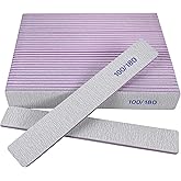 Nail Files (24 Pack), 100/180 Grit Emery Boards Nail File for Natural Nails and Acrylic Nails, Double Sided Emory Boards lima