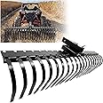 Amazon.com : KUAFU 60 Inch Landscape Rake Pine Straw Rake Tractors Rake ...