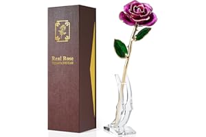 Yonktoo Gold Dipped Rose 24K - Forever Gift for Her,Perfect for Women,Girlfriend Gifts,Valentine’s Day,Birthday or Graduation