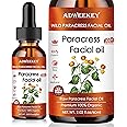 100% Pure Organic Paracress Facial Oil - Anti-Aging Moisturizing Essential with Spilanthes Acmella Oleracea Flower & MCT Oil for Wrinkle Reduction, Hydration, Brightening, and Skin Glow 2.02 fl.oz
