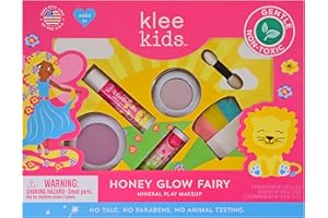 KLEE NATURALS Luna Star Klee Kids Makeup Kit. Gentle and Non-Toxic. Kid-Friendly. Made in USA. (Honey Glow Fairy)