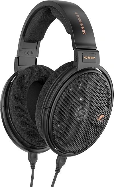 Sennheiser HD 660S2 Open-Back Headphones Premium Black Wired