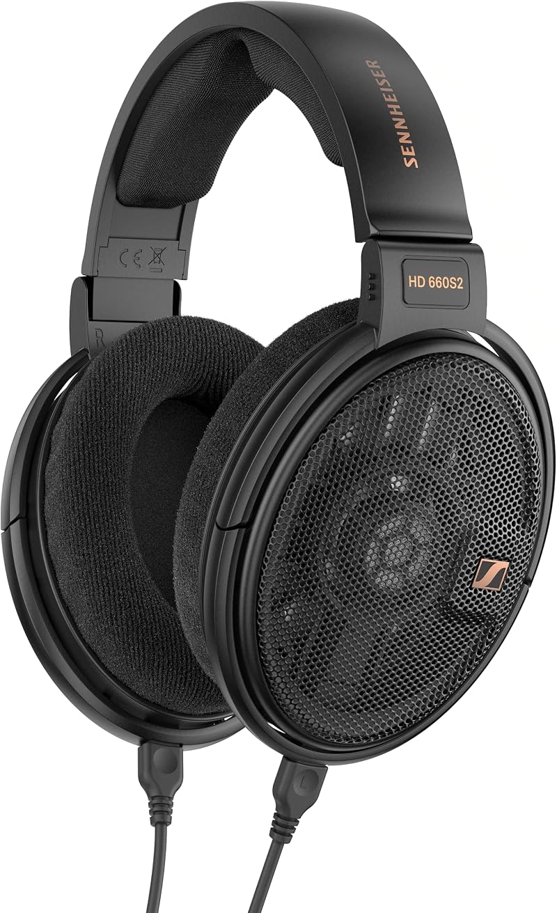 Sennheiser HD 660S2 Open-Back Headphones Premium Black Wired
