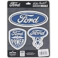 Ford Logo Adhesive Vinyl Decals - Set of Ford Stickers for Car, Window, Water Bottle or Laptop