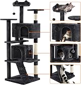 Yaheetech 178cm Multi-Level Cat Tree with 2 Condos 3 Scratching Posts view 5