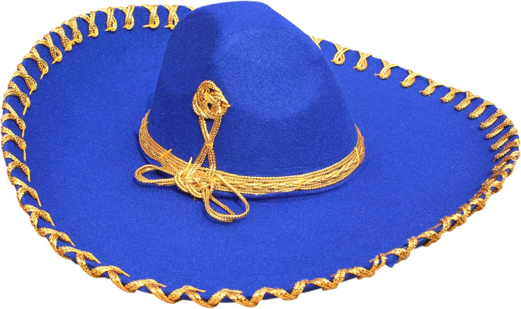 Authentic Mariachi Jaripeo Style Premium Mexican Sombrero (Choose Size & Color)