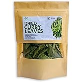 Dried Curry Leaves 0.4 Oz (11.34g)Organic premium grade air dried fresh curry leaves plant Air Dried Curry Leaves whole | Aro