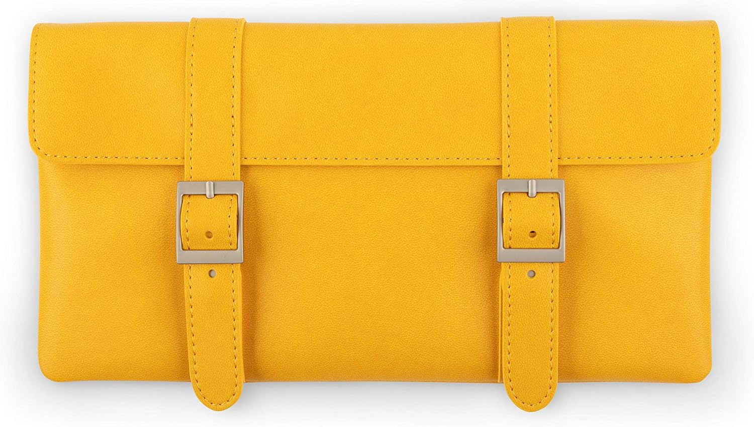 canary yellow clutch bag