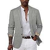 GRACE KARIN Mens Blazer Sport Coats Casual Lightweight 2 Button Sports Coat and Blazers Suit Jacket