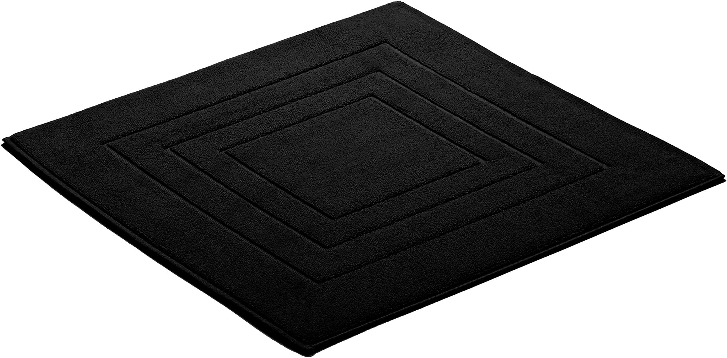 Vossen Feeling 1100540790 Bathroom Rug 60 x 60 cm Black