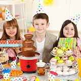Global Gourmet Belgian Chocolate Fountain 500ml 3-Tier Electric Set view 5