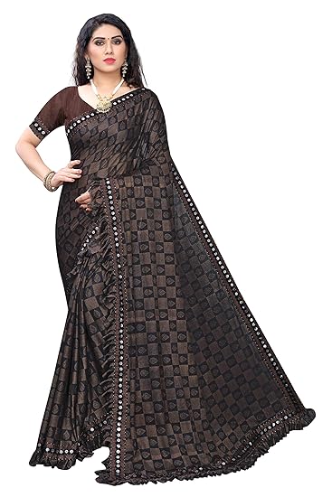 Women Lycra Sarees PERK