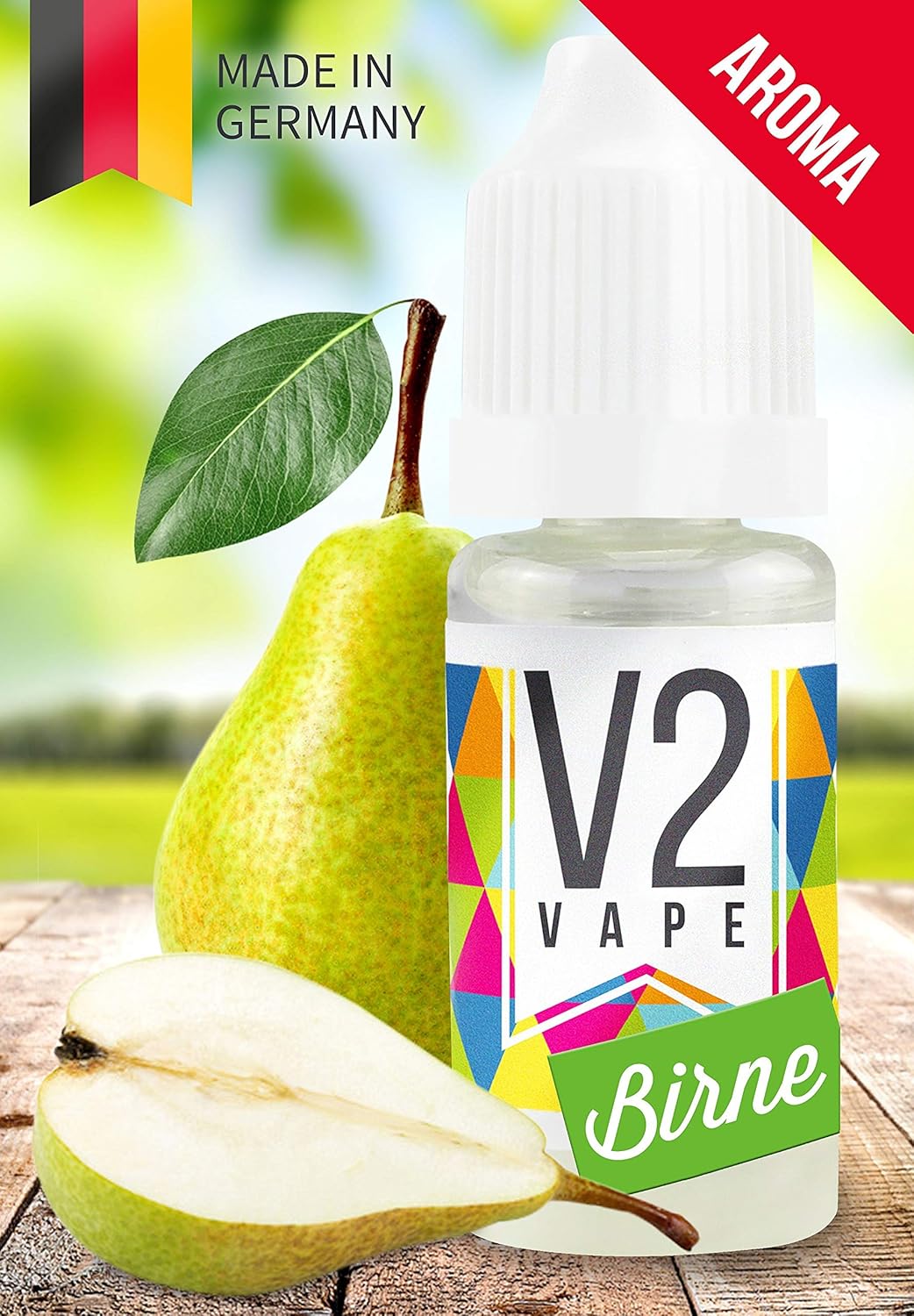 V2 Vape Birne AROMA / KONZENTRAT hochdosiertes Premium LebensmittelAroma zum selber mischen von