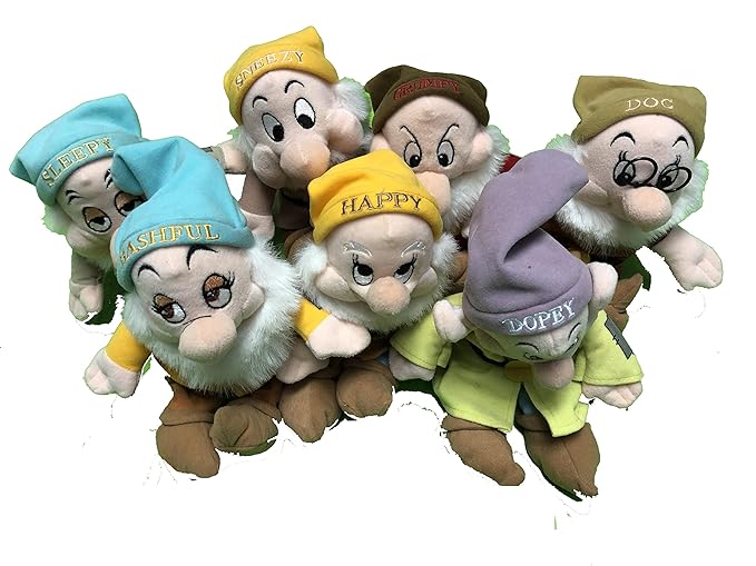 peluches de los 7 enanitos