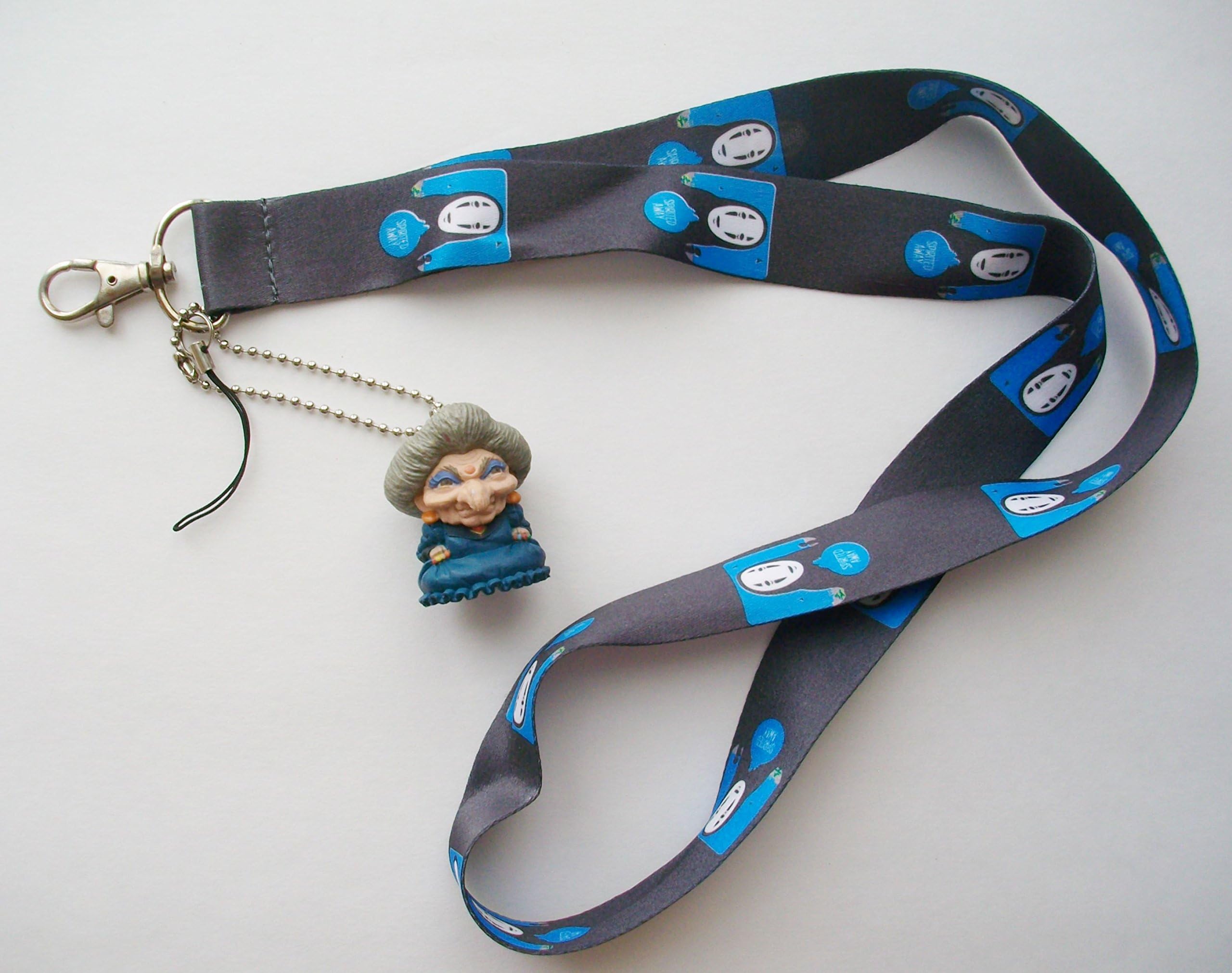 Spirited Away Granny Zeniba Mascot Charm with Lanyard Key Chain