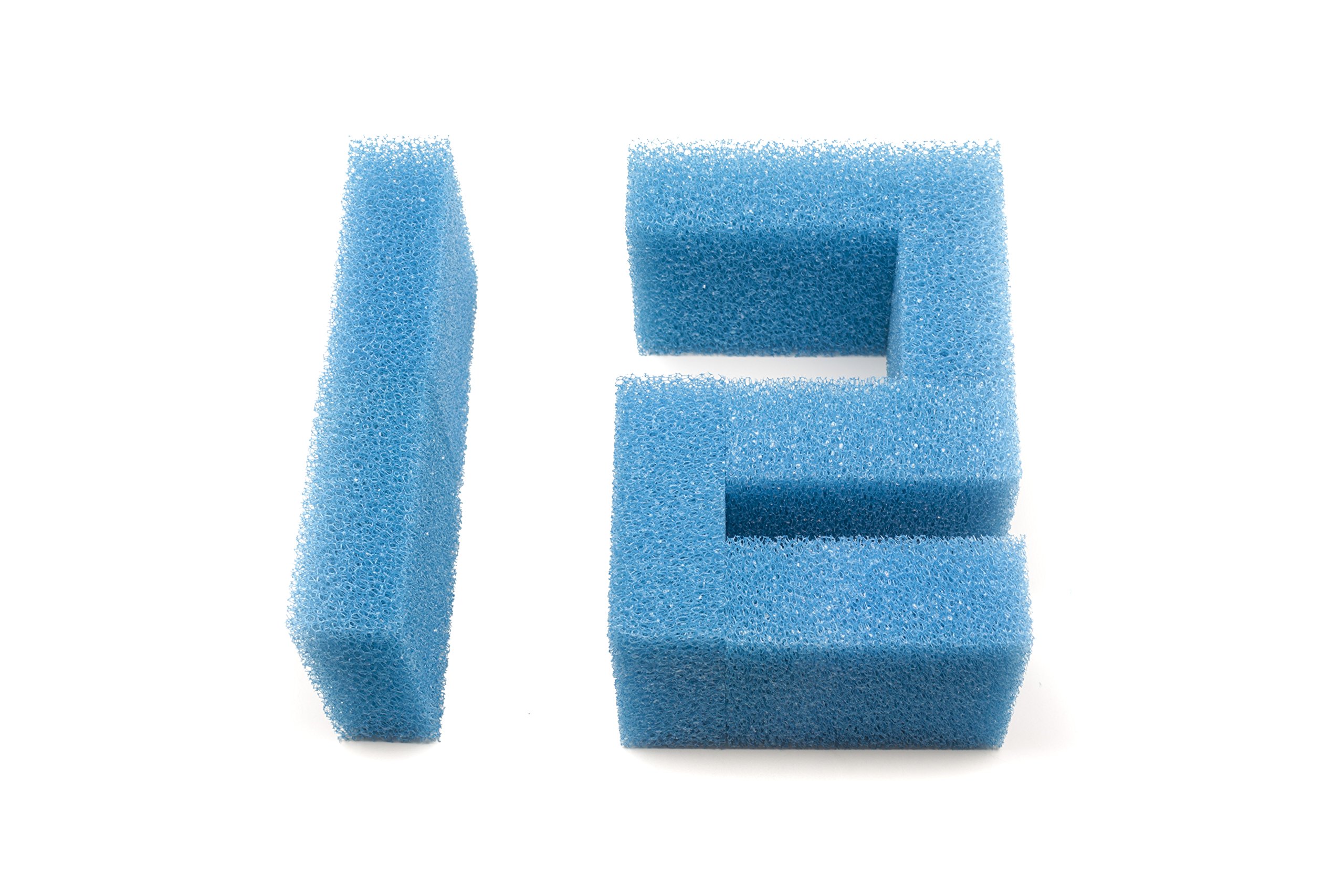 LTWHOME Compatible Coarse Foam Filter Pads Fish Tank Fits Juwel Standard/BioFlow 6.0 / L(Pack of 12)