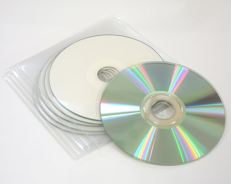 5 Traxdata Ritek Inkjet Printable CD 52x Speed HQ Plastic Wallets