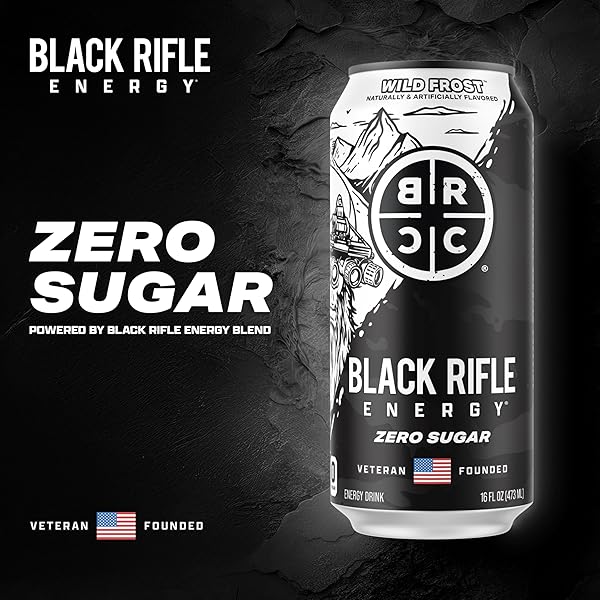 BLACK RIFLE COFFEE COMPANY WILD FROST, 16 OZ, 12 CT