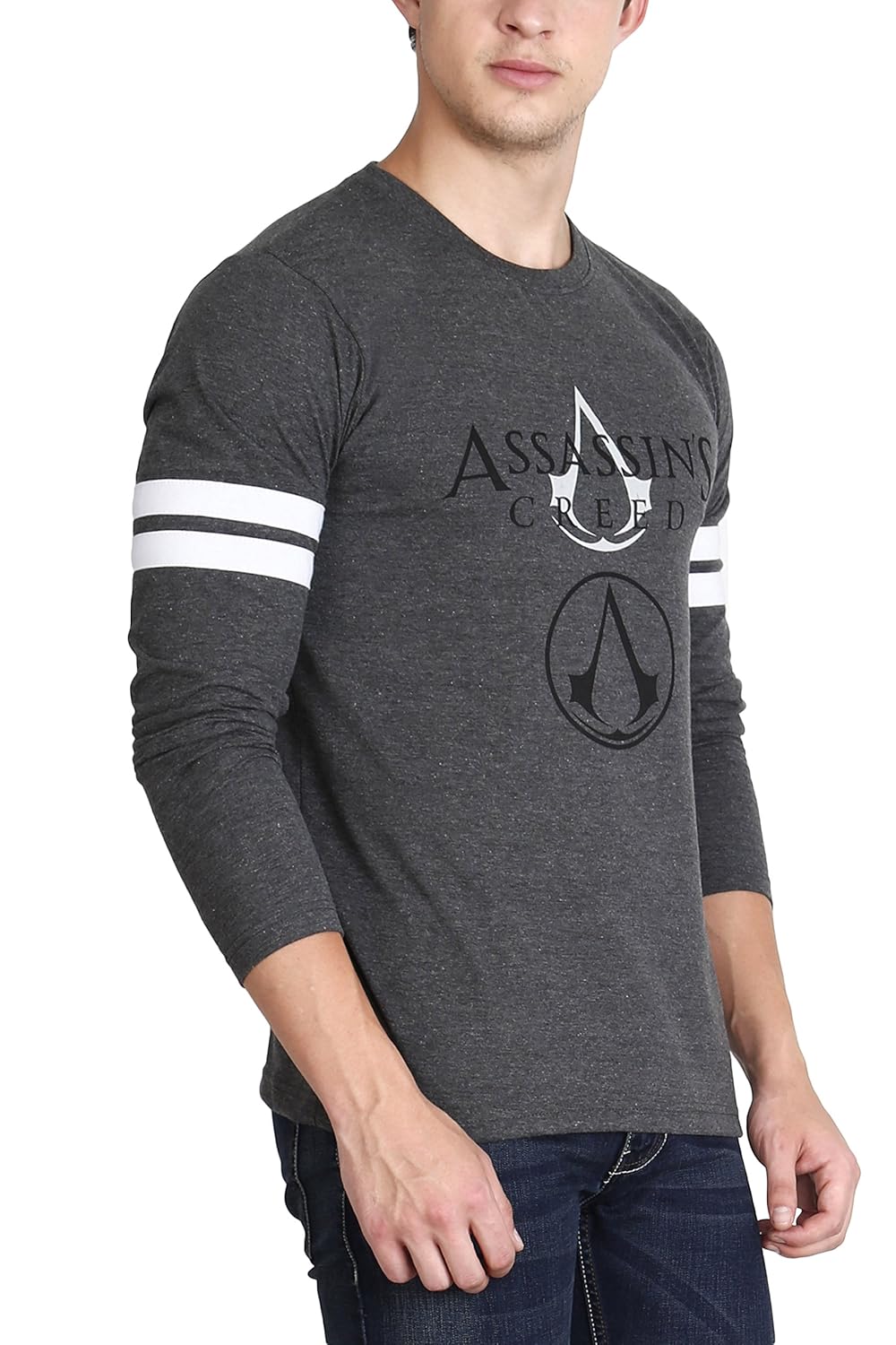 fleximaa men's cotton printed full sleeve folding t-shirt