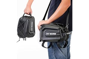 WILD MAN 4L Bike Seat Bag Waterproof Hard Shell Bike Saddlebags for Electric Bicycle Touring Sport Messenger Bag Storage Acce