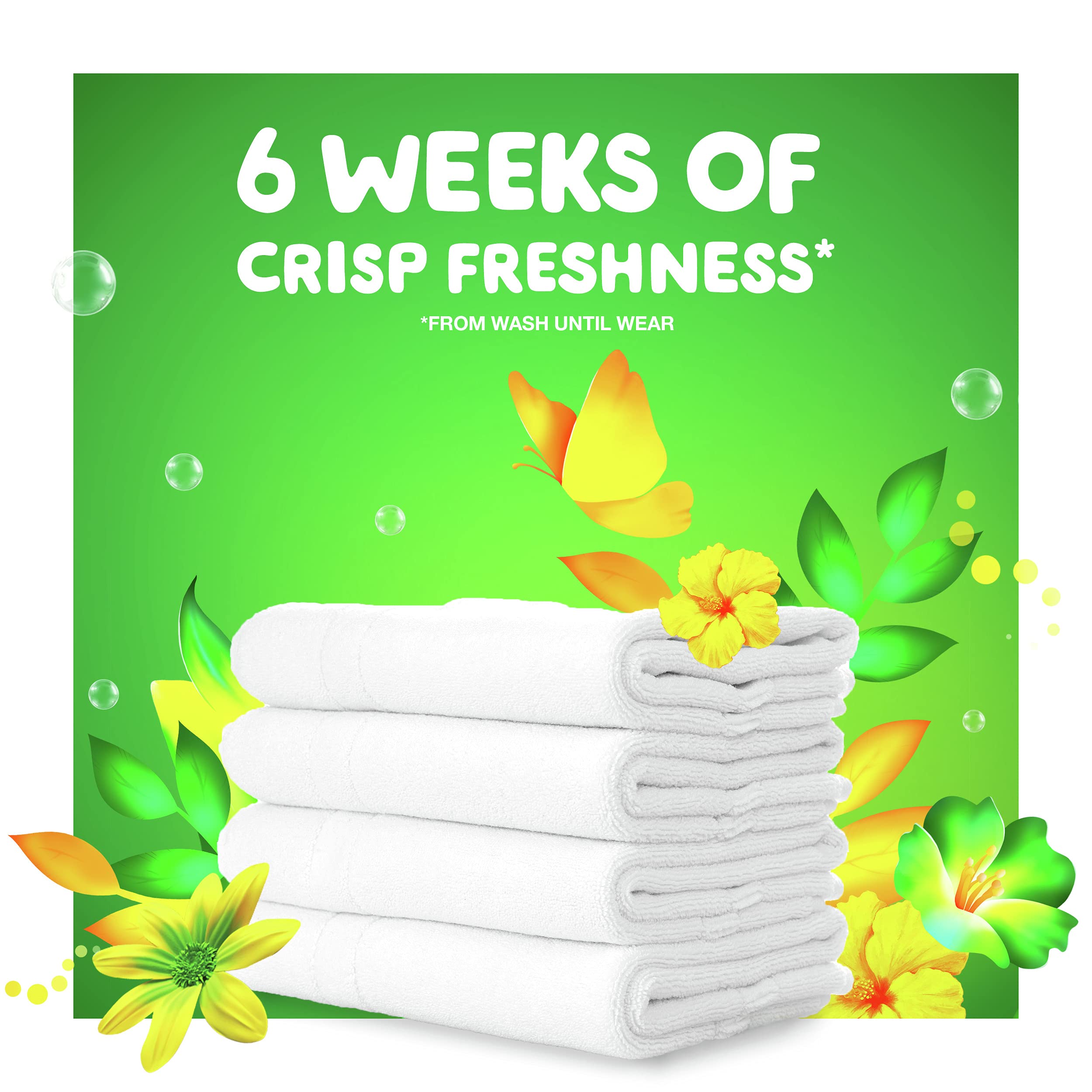 Gain Laundry Bundle: Gain Flings Laundry Detergent Pacs (2x35ct), Dryer Sheets (2x34ct), Fireworks Laundry Scent Booster Beads (14.8oz)