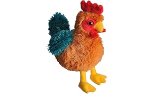 Wild Republic Rooster Plush, Stuffed Animal, Plush Toy, Gifts for Kids, Hug’Ems 7 inches