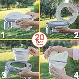 Nuby Go Potty Portable Toddler Toilet Non-Slip Travel Ready 18+ Months view 6