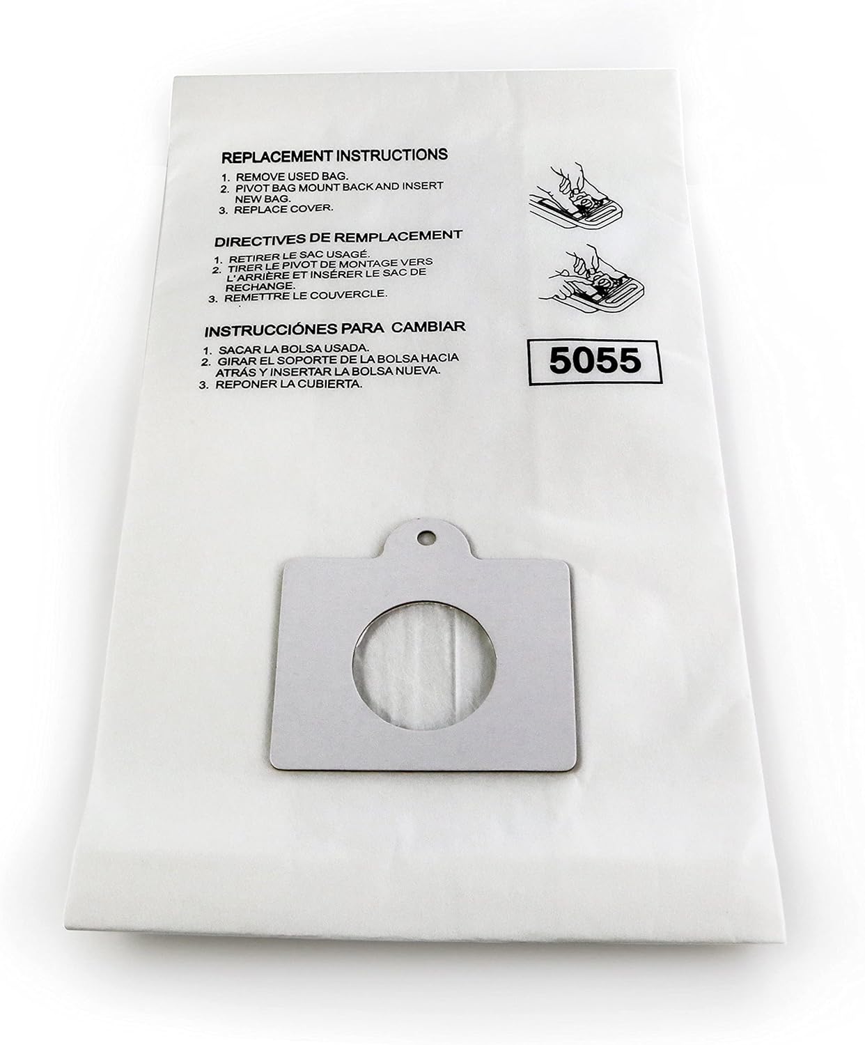 K&J 12-Pack Type C Canister Vacuum Bags - Compatible with Kenmore C,Q Panasonic C-5 Vacuums: Appliances