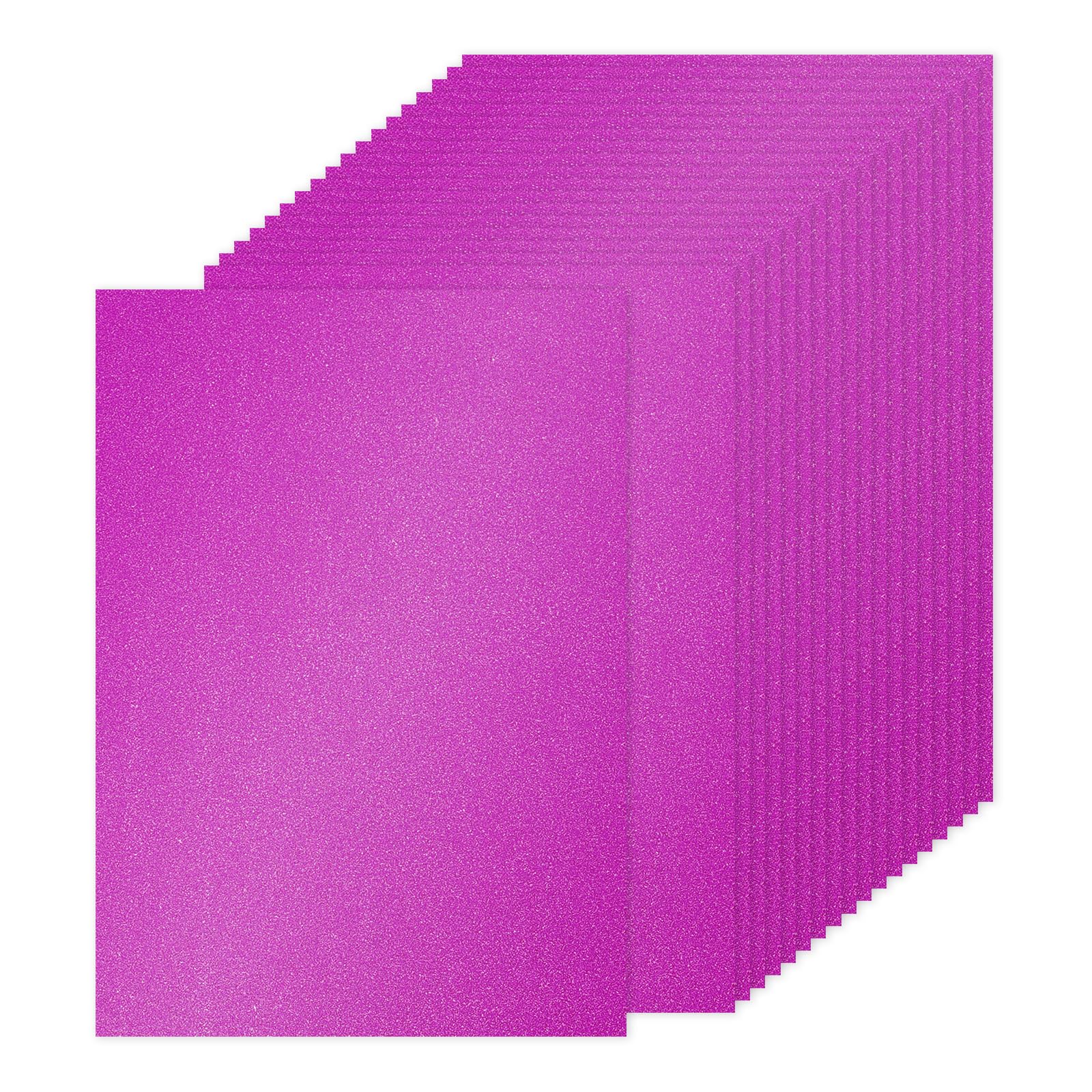 PATIKIL 40Sheets Purple Glitter Cardstock Paper, A4(8.3x11.7 Inch) 250gsm Premium Sparkly Paper Craft Cardstock Paper for Scrapbook Card Making DIY Art Projects Wedding Party