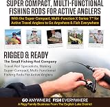 Rigged & Ready X5 Travel Fishing Combo - 2 Reels, 2 Rod Lengths view 7