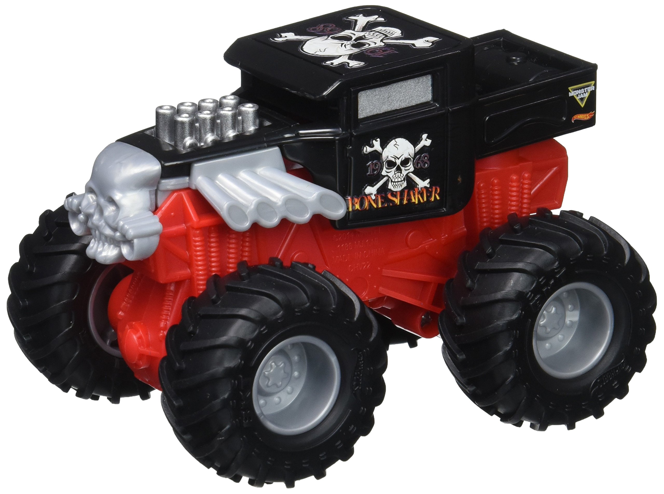 Hot Wheels Monster Jam Rev Tredz Bone Shaker Vehicle Desertcart